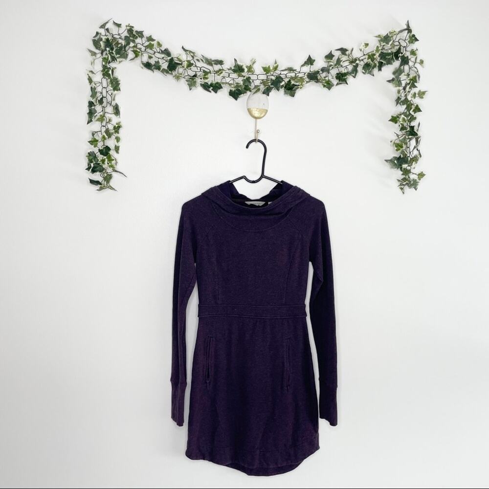 ATHLETA Purple Cotton Power Down Dress Size XXS